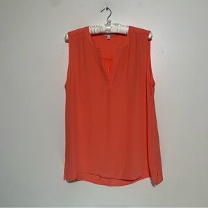 Chaus Sleeveless Orange Top Large